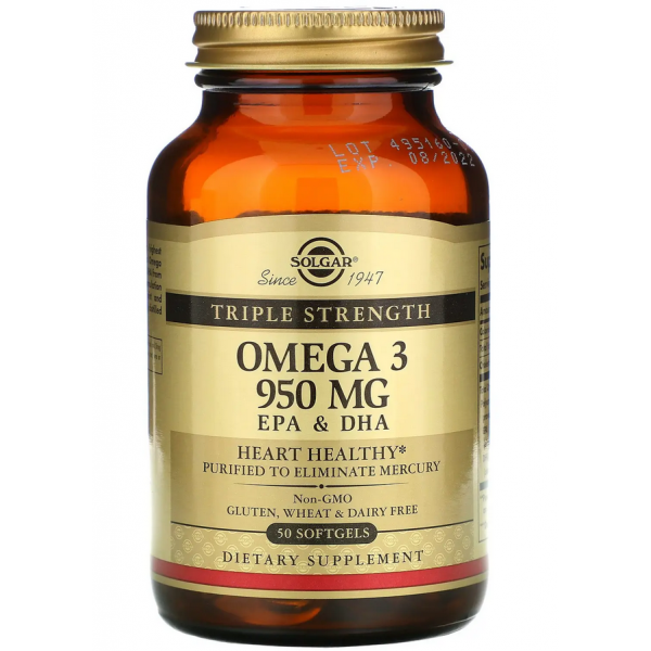 Solgar Omega-3 EPA & DHA 950 mg - 50 софт гель