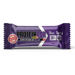 Батончик 36%, 60 г (20шт/уп) classic - голуба ягода (Sugar Free)