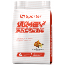 Сывороточный концентрат, Sporter, Whey Protein - 700 г - арахисовая паста-ваниль