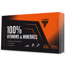 Витаминно-минеральный комплекс, Trec Nutrition, 100% Vitamins & Minerals - 60 капс