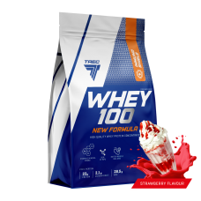 Whey 100 (New Formula) - 700 г - клубничный крем