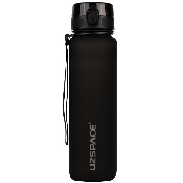 Бутылка для воды 3038, UZspace, 1000 мл (черная)