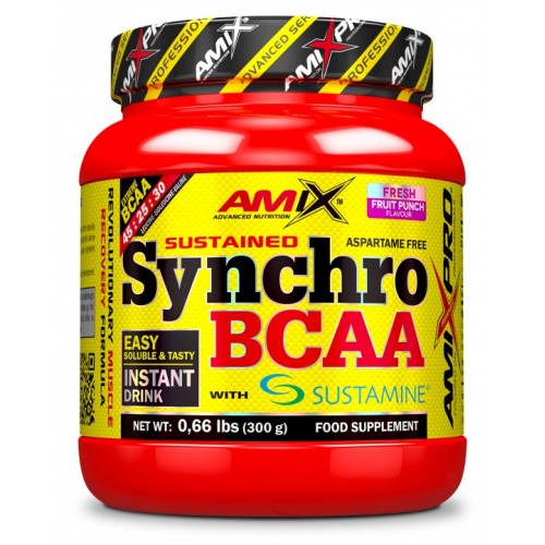  AmixPro Synchro BCAA plus Sustamine - 300 г - Fruit Punch