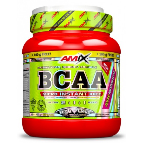 BCAA Micro Instant Juice - 400 г+ 100 г(free) - green apple