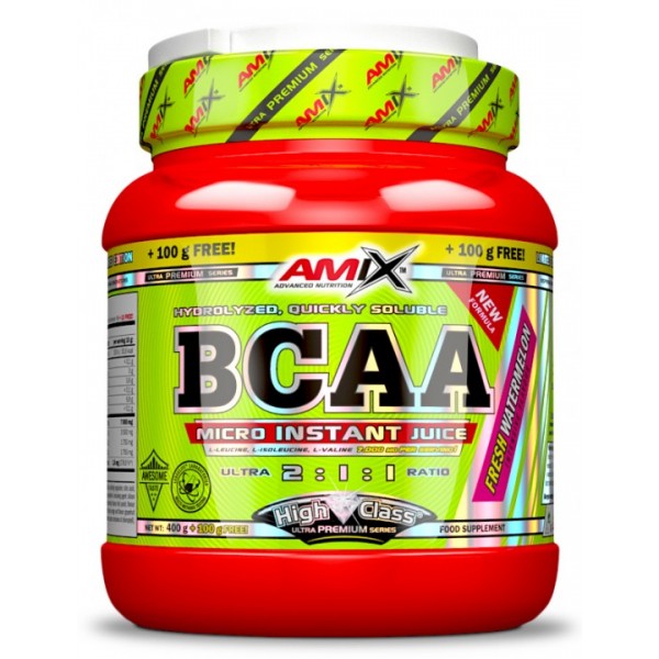 BCAA Micro Instant Juice - 400 г+ 100 г(free) - green apple