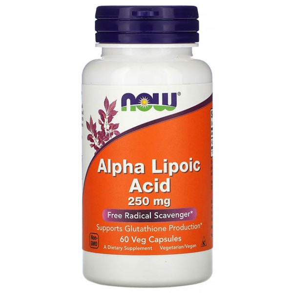 Alpha Lipoic Acid 100 mg NOW (60 капс.)
