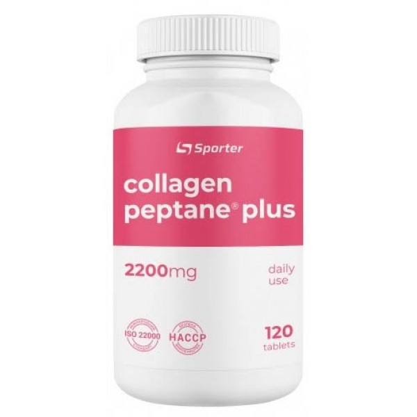 Collagen 2200 mg peptane plus Sporter (120 таб.)