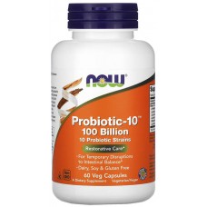 Probiotic-10 100 Billion NOW (60 капс.)