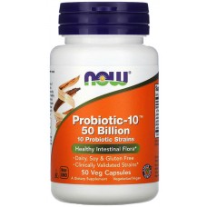 Probiotic-10 50 Billion NOW (50 капс.)