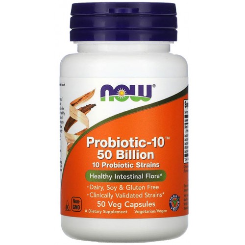 Probiotic-10 50 Billion NOW (50 капс.)
