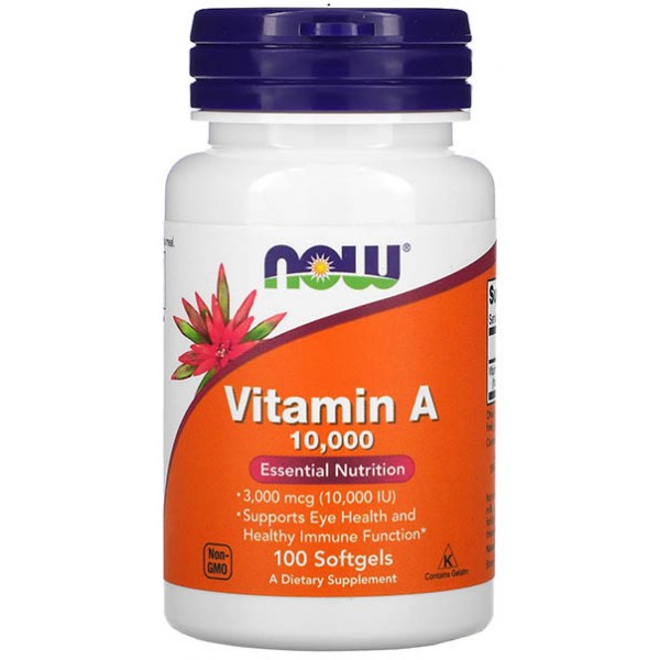 Vitamin A&D 10000/400 NOW (100 гел. капс.)