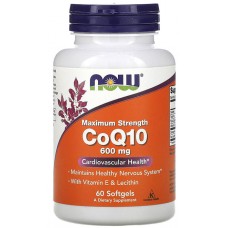CoQ10 600 mg NOW (60 капс.)