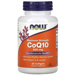 CoQ10 600 mg NOW (60 капс.)