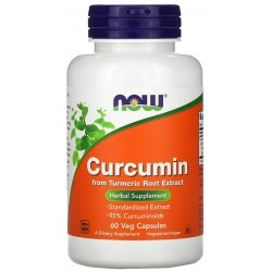 Curcumin extract 665 mg NOW (60 капс.)