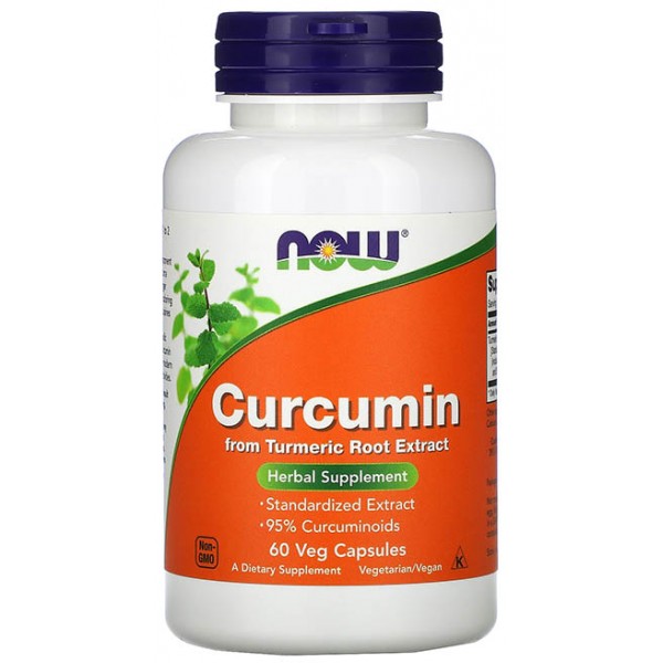 Curcumin extract 665 mg NOW (60 капс.)