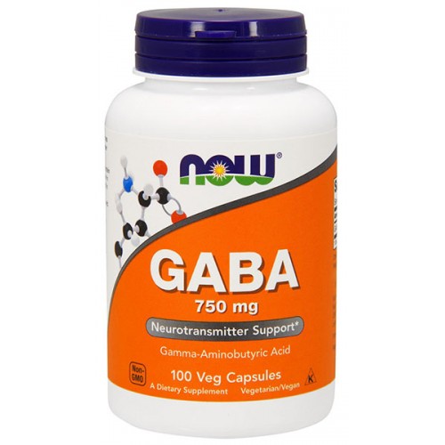 GABA 750 Mg NOW (100 капс.)