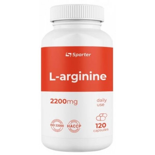 L-Arginine 2200 mg Sporter (120 капс.)