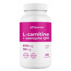 L-Carnitine 670 mg + CoQ10 30 mg Sporter (45 капс.)
