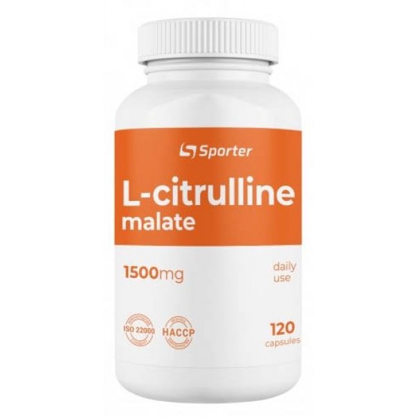 L-Citrulline malate 1500 mg Sporter (120 капс.)