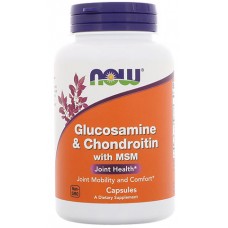 Glucosamine Chondroitin MSM NOW (180 капс.)