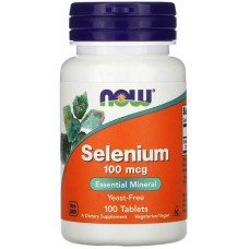 Selenium 100 Mcg NOW (100 таб.)