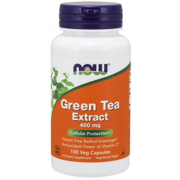 Green Tea Extract 400 mg NOW (100 капс.)