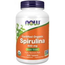 Spirulina 500 mg NOW (500 таб.)