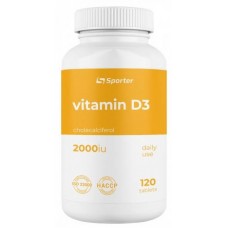 Vitamin D3 2000 IU Sporter (120 таб.)