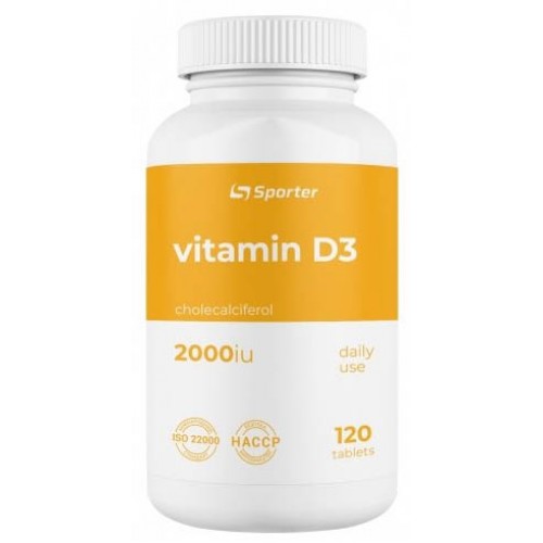 Vitamin D3 2000 IU Sporter (120 таб.)