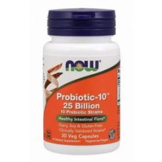 Probiotic-10 25 Billion NOW (30 капс.)