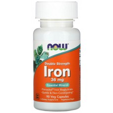 Iron 36 mg NOW (90 капс.)