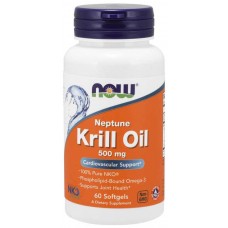Krill Oil 500 mg NOW (60 гел. капс.)