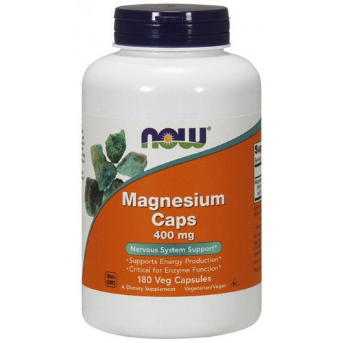 Magnesium 400 Mg NOW (180 капс.)