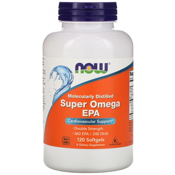 Super Omega EPA 1200 mg NOW (120 гел. капс.)