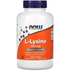 L-Lysine 500 Mg NOW (250  таб.)