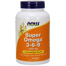 Super Omega 3-6-9 1200 мг. NOW (90 капс.)