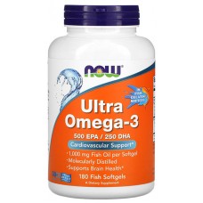 Ultra Omega-3 NOW (180 гел. капс.)