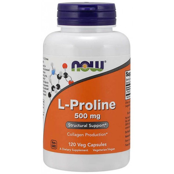 L-Proline 500 mg NOW (120 капс.)