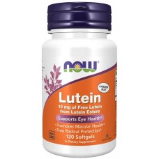 Lutein 10 mg NOW (120 гел. капс.)