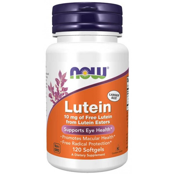 Lutein 10 mg NOW (120 гел. капс.)