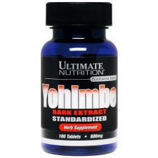 Yohimbe Bark Extract Ultimate nutrition (100 таб.)