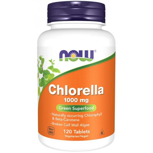 Chlorella 1000 mg NOW (120 таб.)
