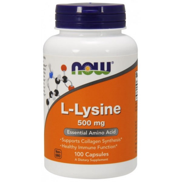L-Lysine 500 Mg NOW (100 капс.)