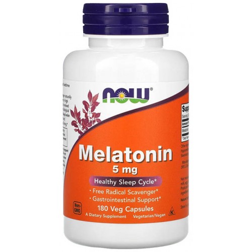 Melatonin 5MG NOW (180 капс.)