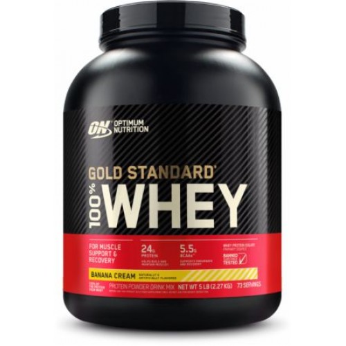 100% Whey Gold Standard 2,268 кг - банан