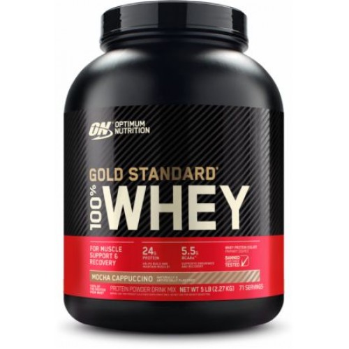 100% Whey Gold Standard 2,268 кг - капучино