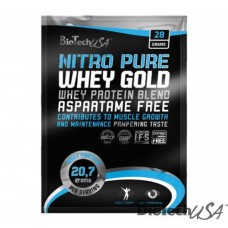 NITRO GOLD protein 28 g - strawberry vanilla