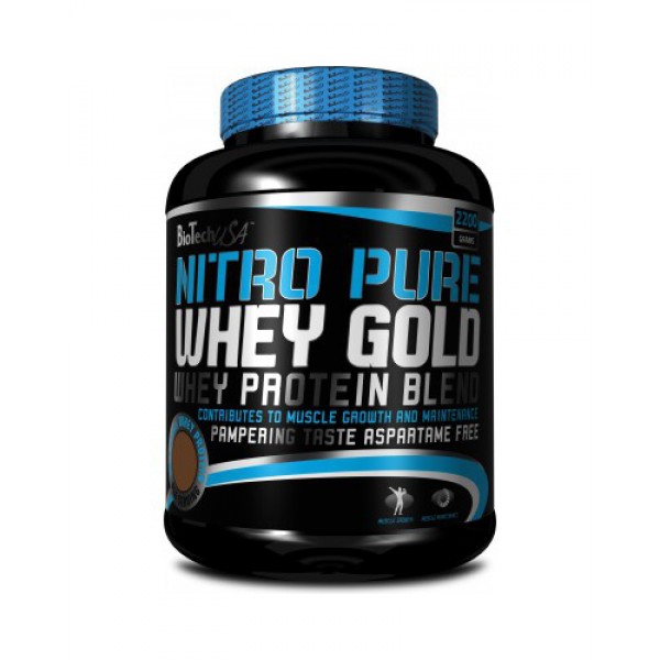 BT NITRO PURE WHEY GOLD protein 2270 g банка - темный шоколад