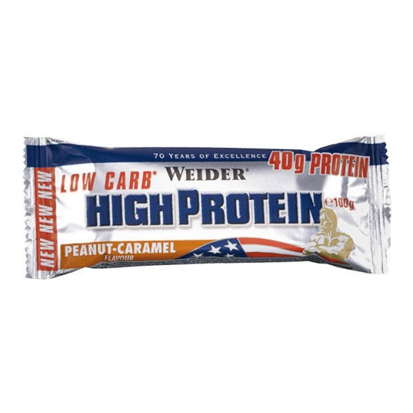 Weider Low Carb High Protein Bar  (100g)  peanut
