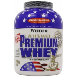 Weider Premium Whey Protein  2300g (клубника)		